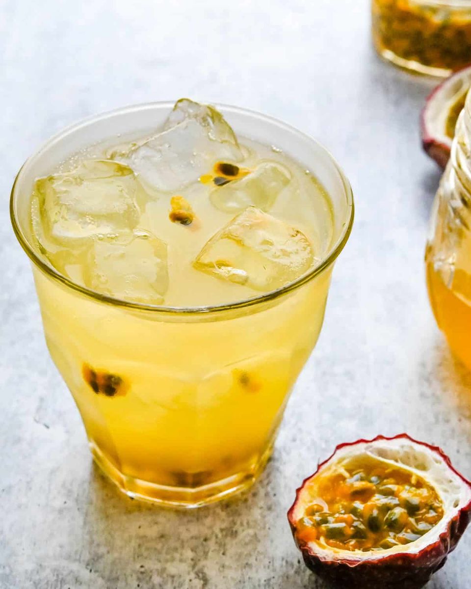 Sparkling Passion Fruit Lemonade