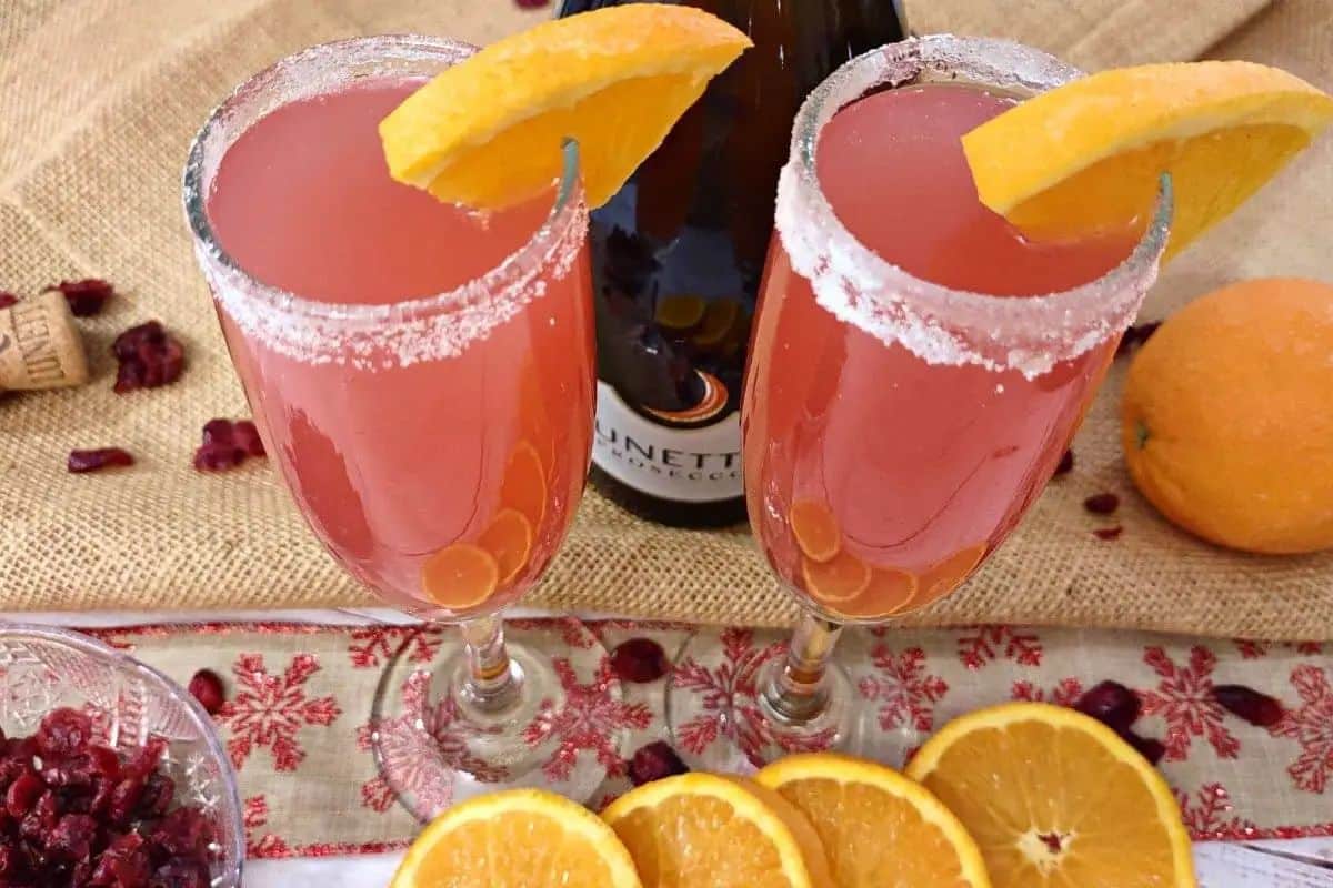 Cranberry Orange Mimosas With Triple Sec: Festive Brunch! - Dinners Done Quick