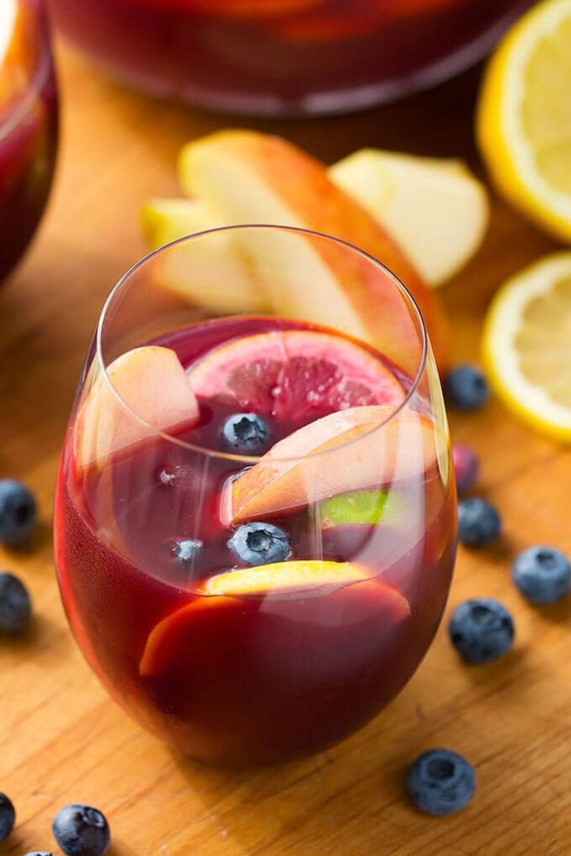 Fruity Red Sangria - Simply Happy Foodie