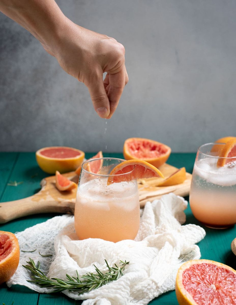 Rosemary Grapefruit Mocktail