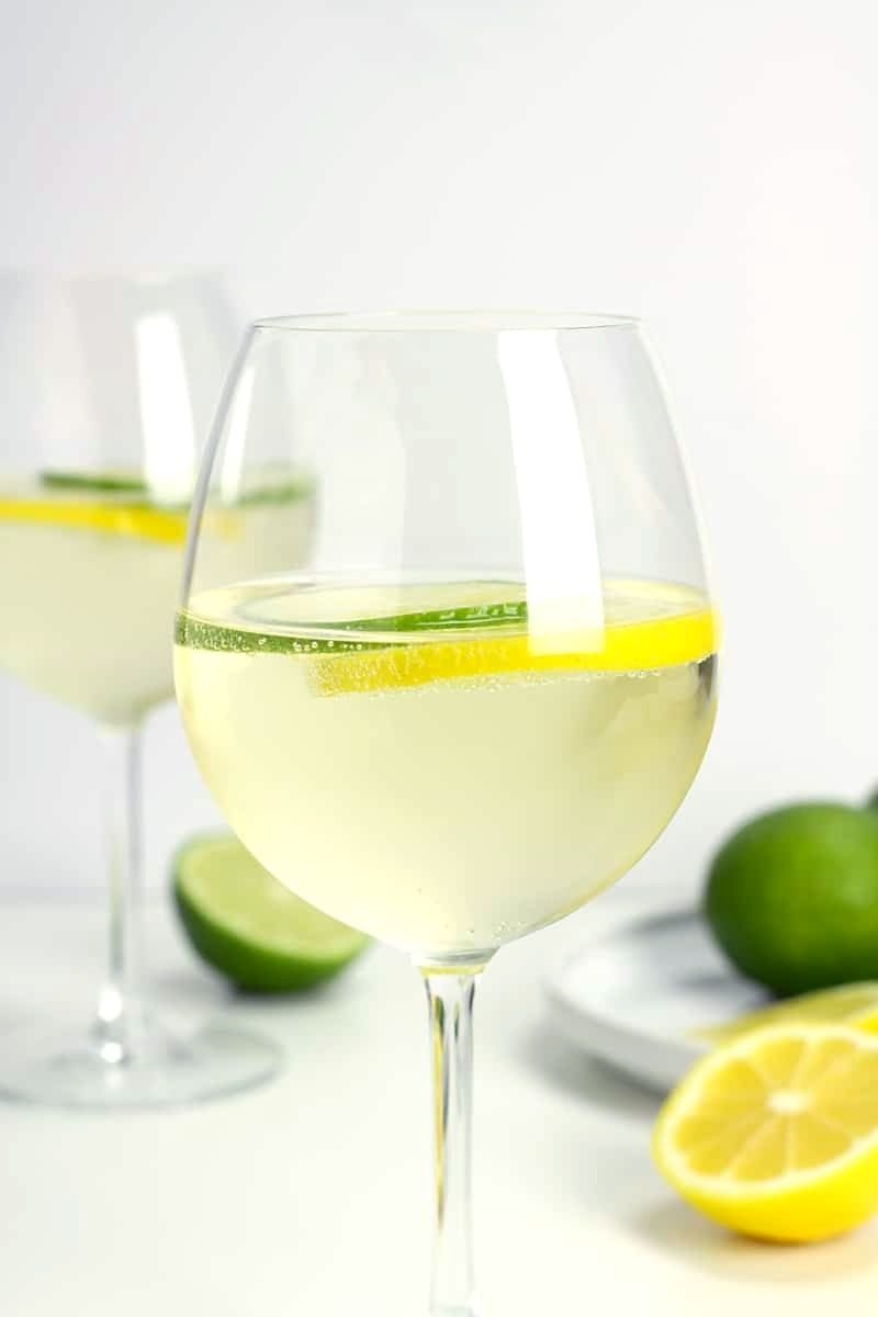 Lemon Lime Wine Spritzer