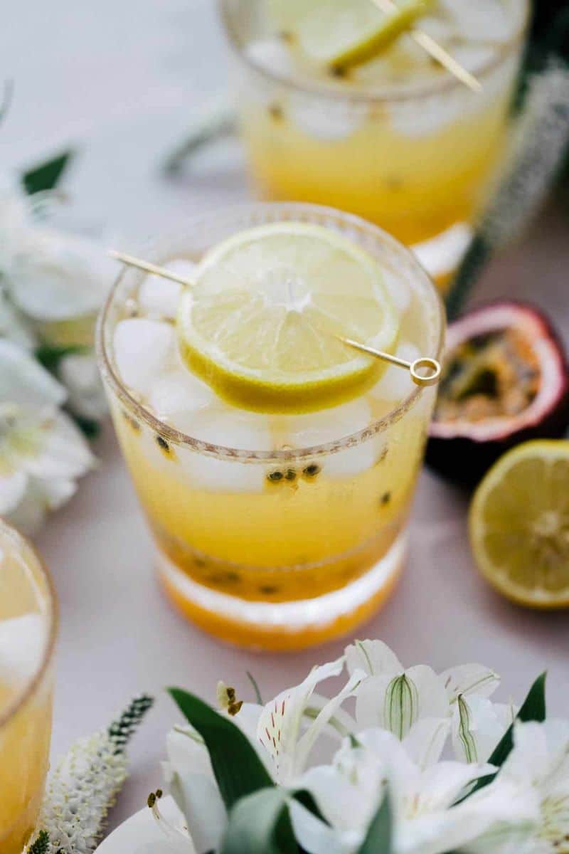 Limoncello Spritz with Passion Fruit (Made in 5 minutes)