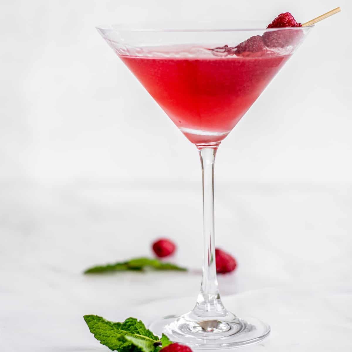 Raspberry Mint Martini