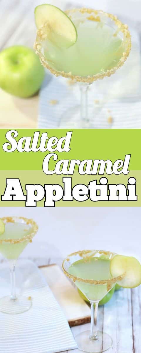 Salted Caramel Appletini - Carefree Mermaid