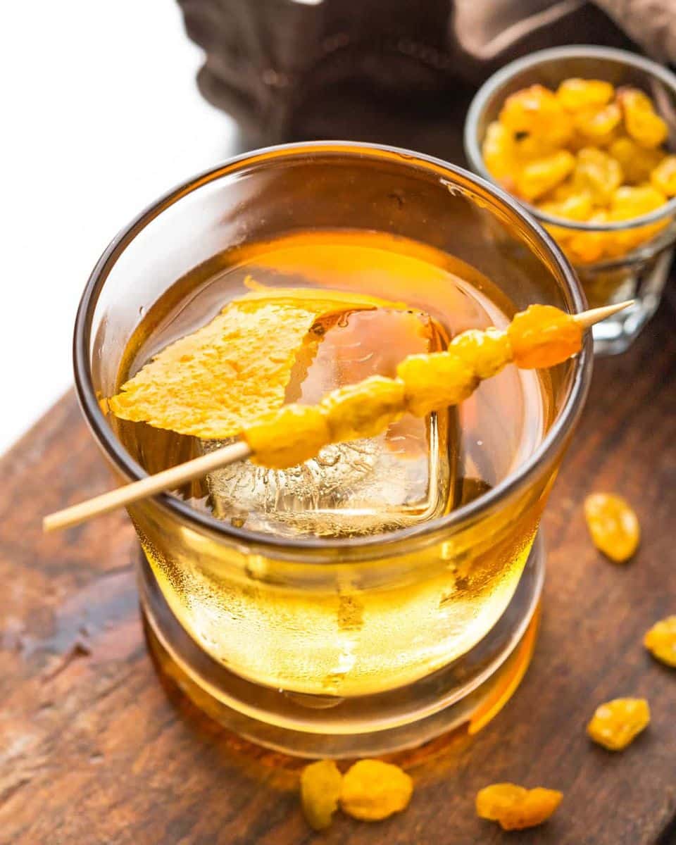 Sublime Rum Raisin Spiced Old Fashioned