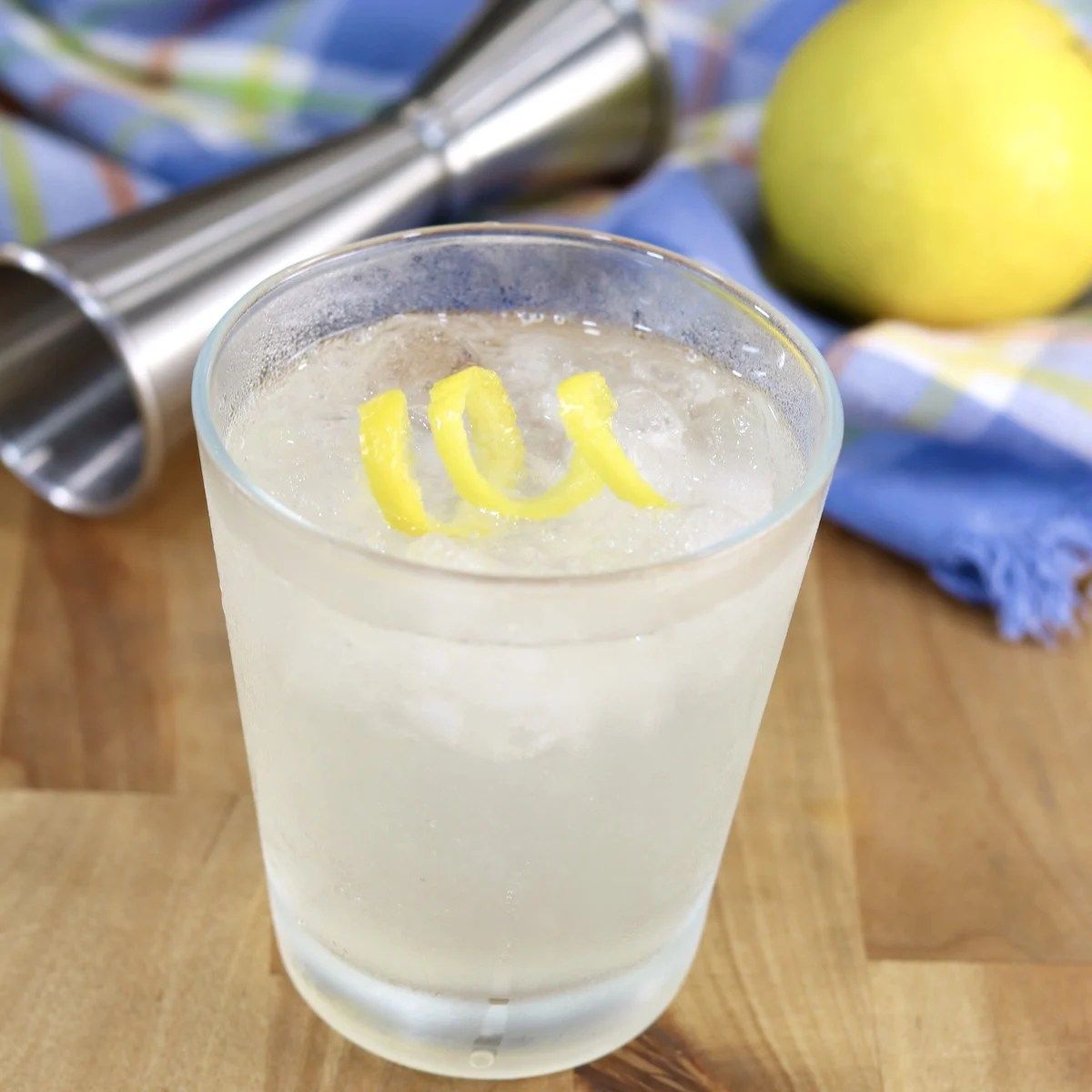 Gin Sour {3 Ingredient Cocktail) - Miss in the Kitchen