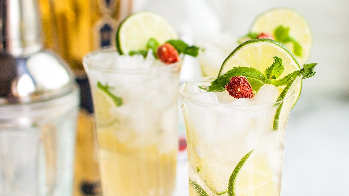 Elderflower Mojito Rum Cocktail