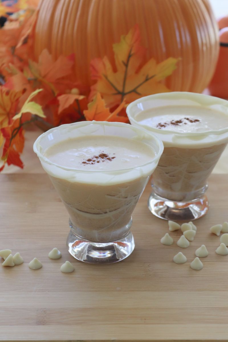 White Chocolate Pumpkin Spice Martini