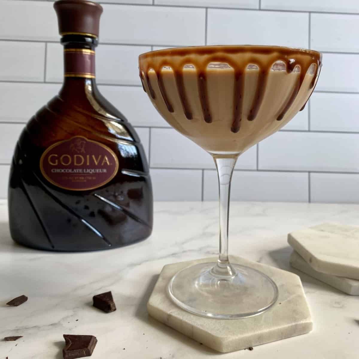 Chocolate Martini with Godiva - Happy Honey Kitchen