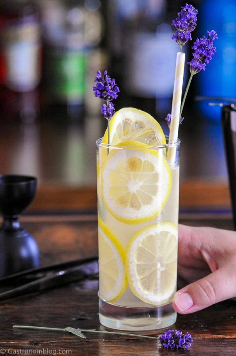 Lavender Collins Cocktail