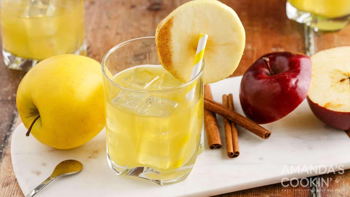 Cinnamon Applesauce Cocktail