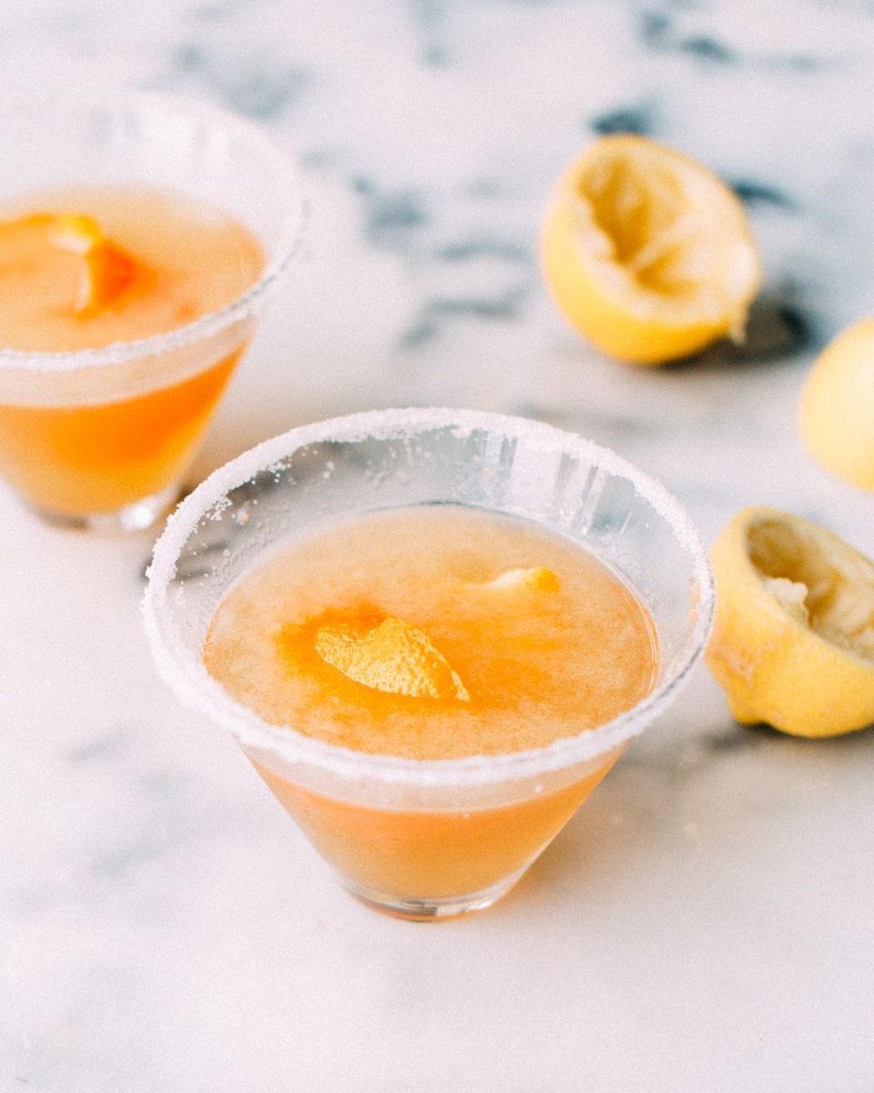 Citrus Sidecar Cocktail - Foodess