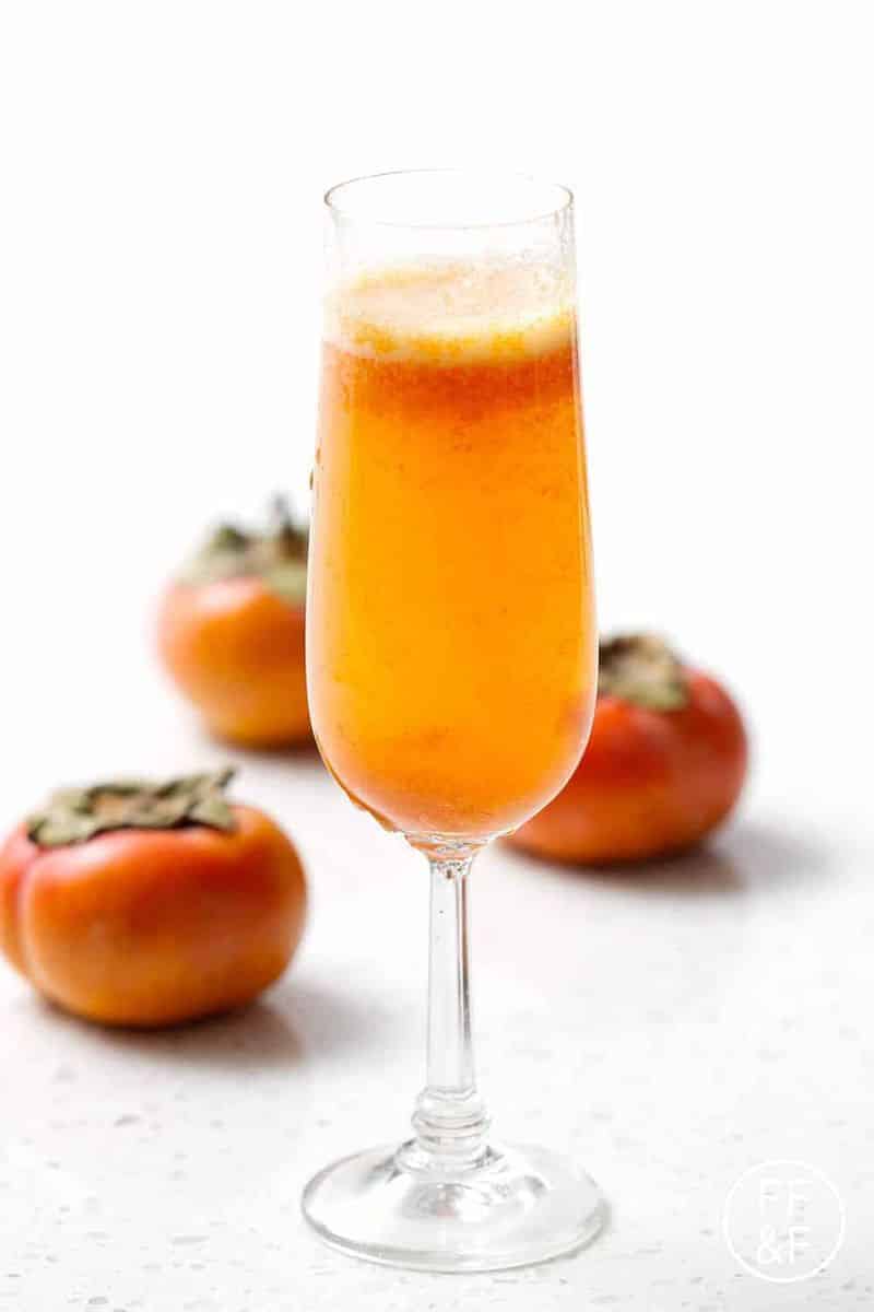 Spicy Persimmon Sparkler