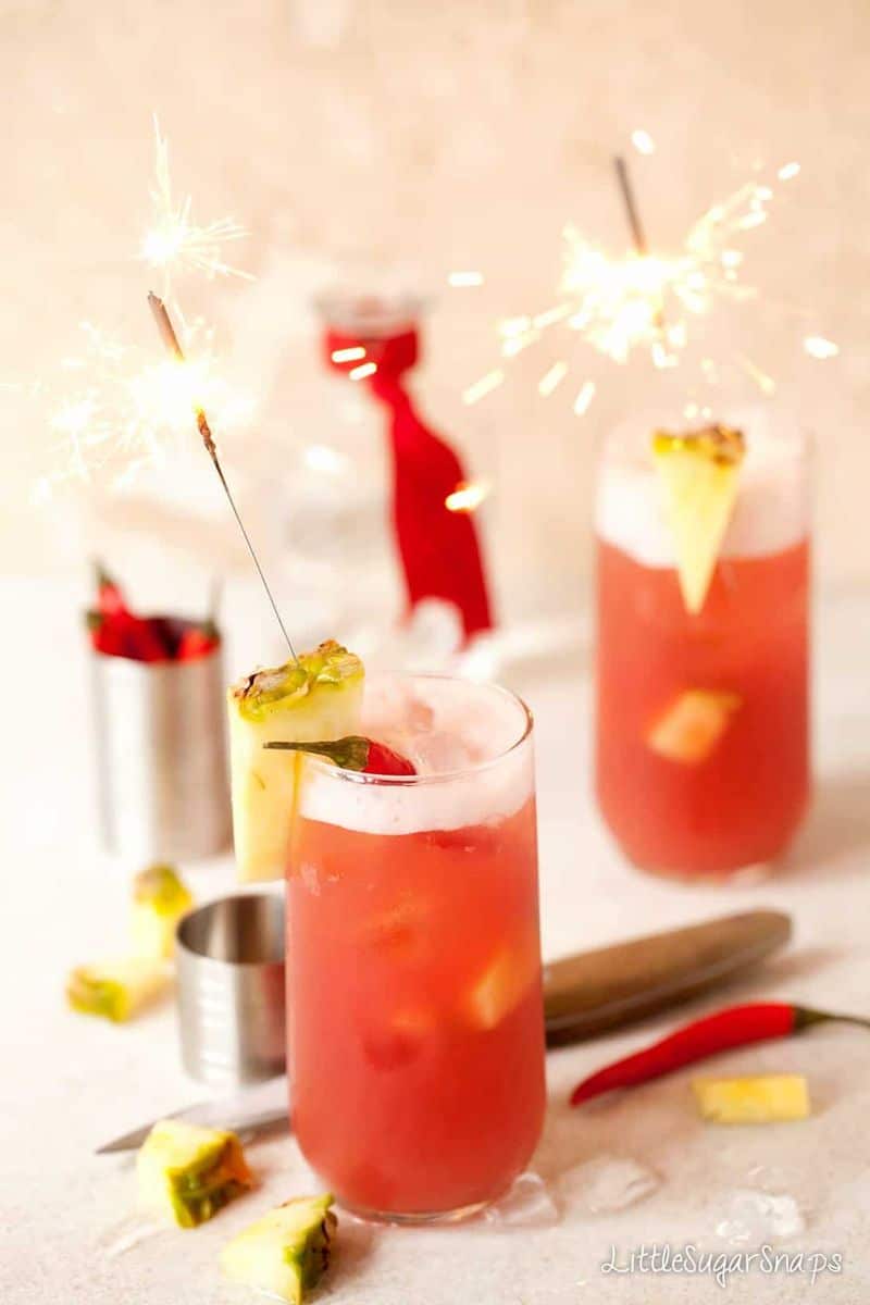 Fireworks on the Beach - A Chilli Vodka Cocktail