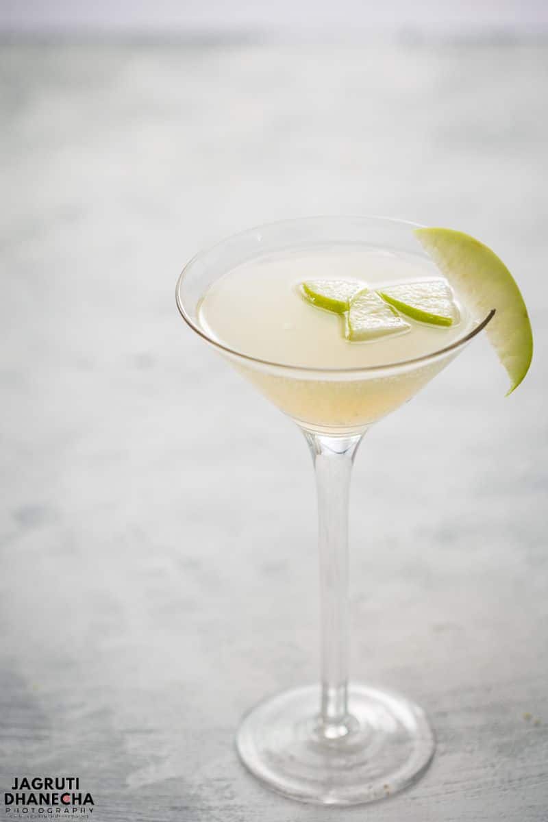 Non-alcoholic Green Apple Martini