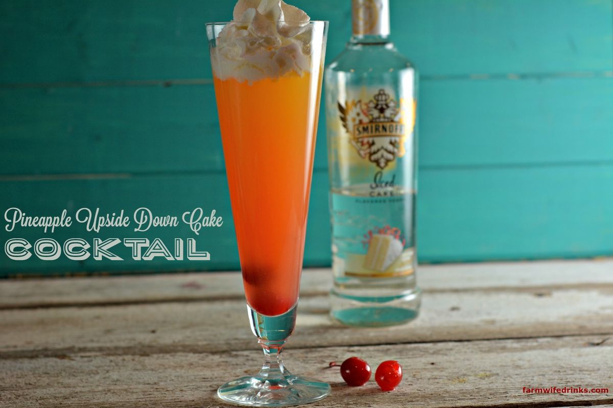 Pineapple Upside-Down Cake Cocktail