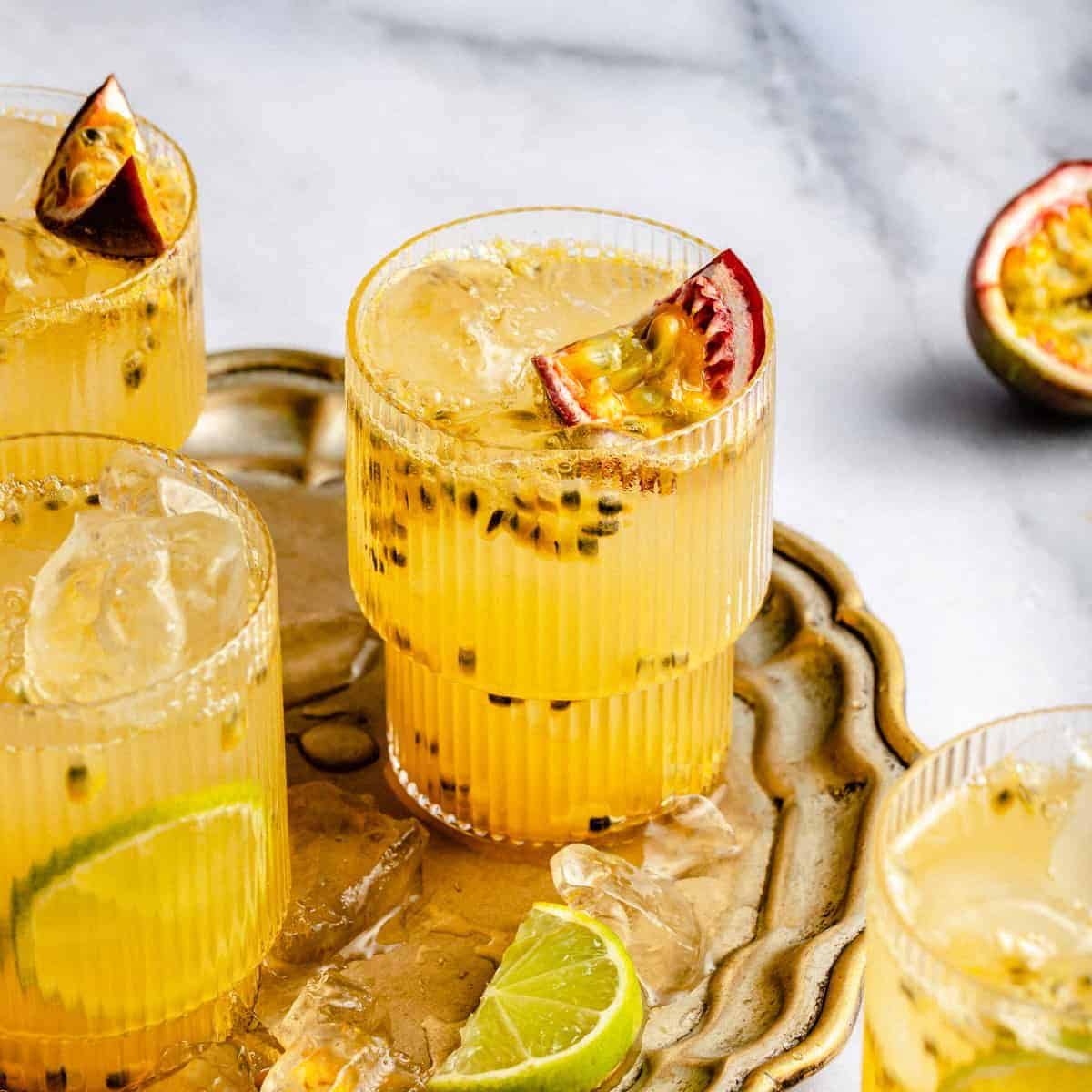 Passionfruit Mocktail - Eat Love Eat