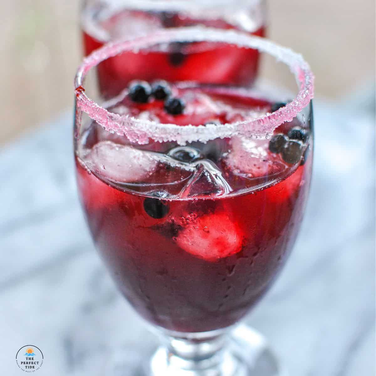 Fresh Huckleberry Margarita - The Perfect Tide