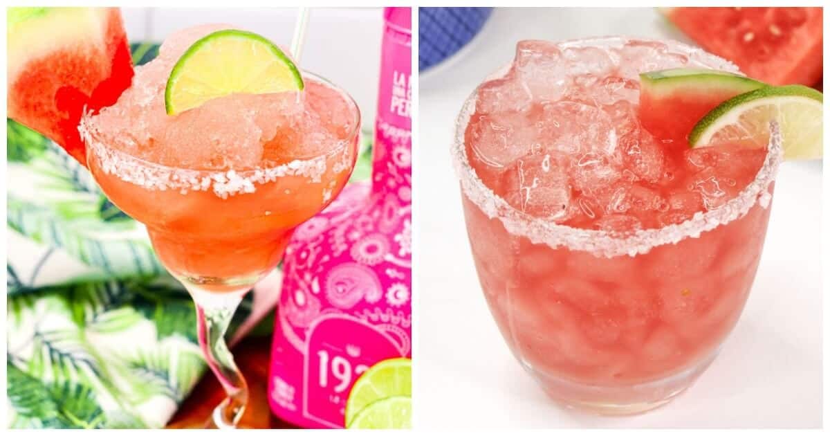 Fresh Watermelon Margaritas