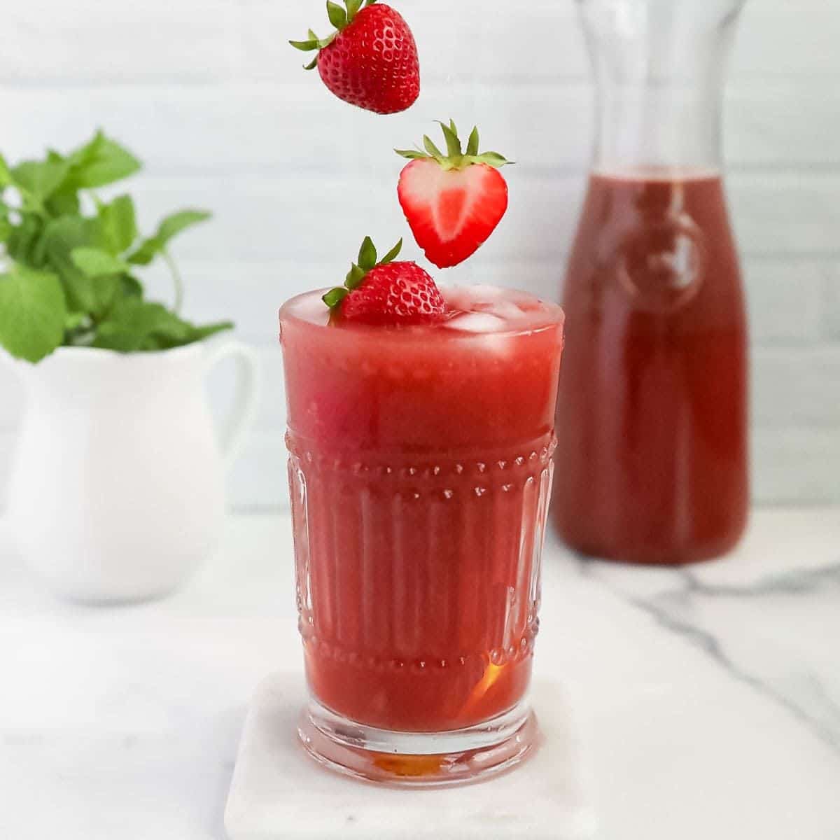 Strawberry Acai Lemonade - Planted in the Kitchen