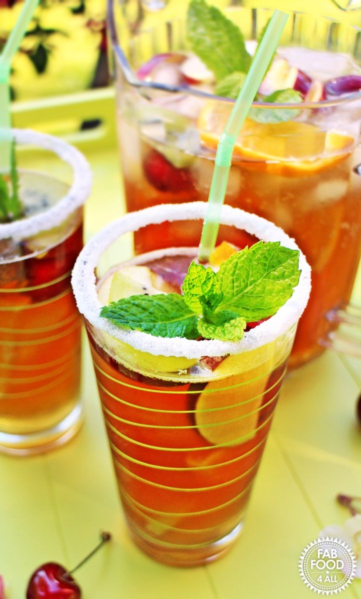 Pimm's No.1 & Lemonade - my take on a classic! Fab Food 4 All