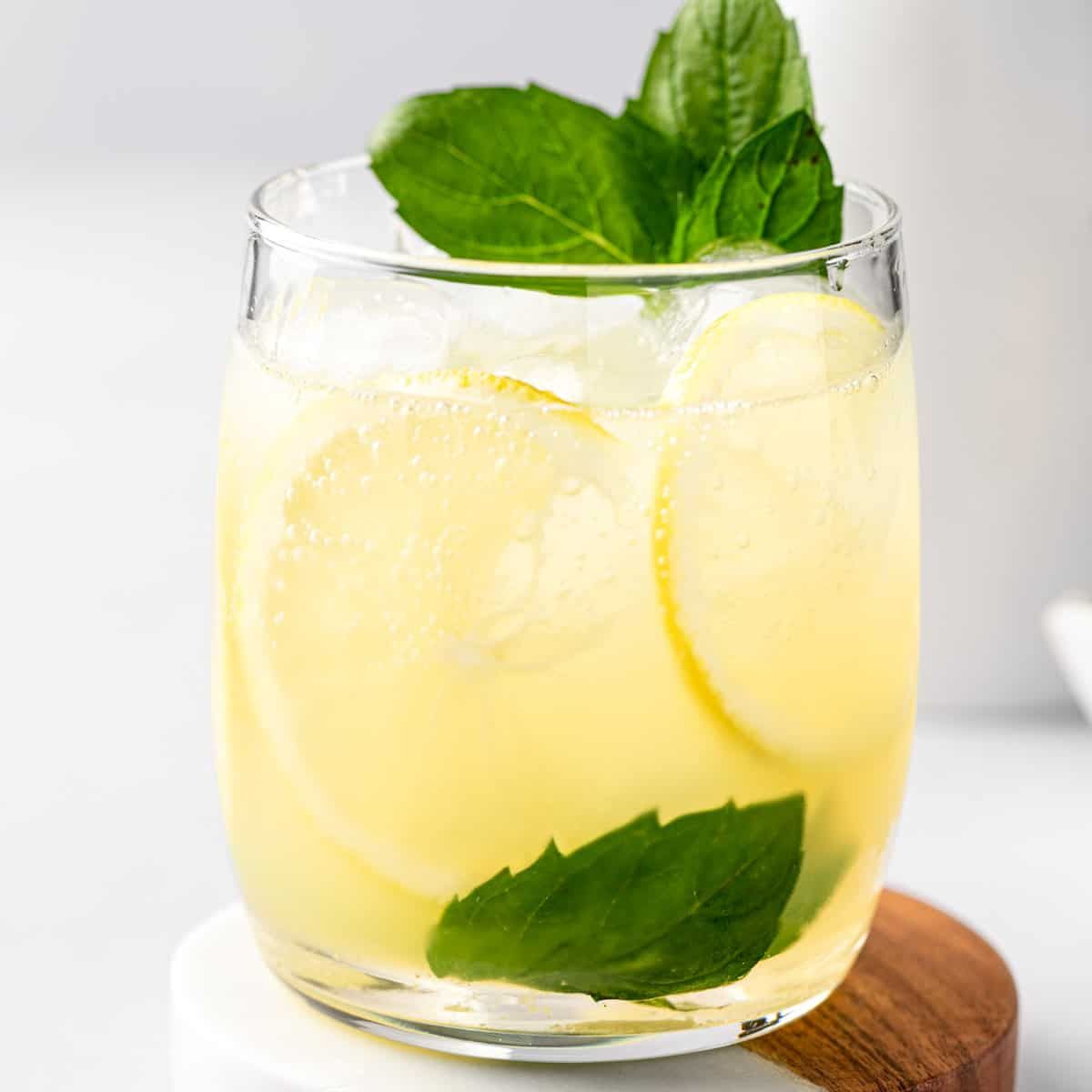 Lemon Mint Mocktail - The Littlest Crumb