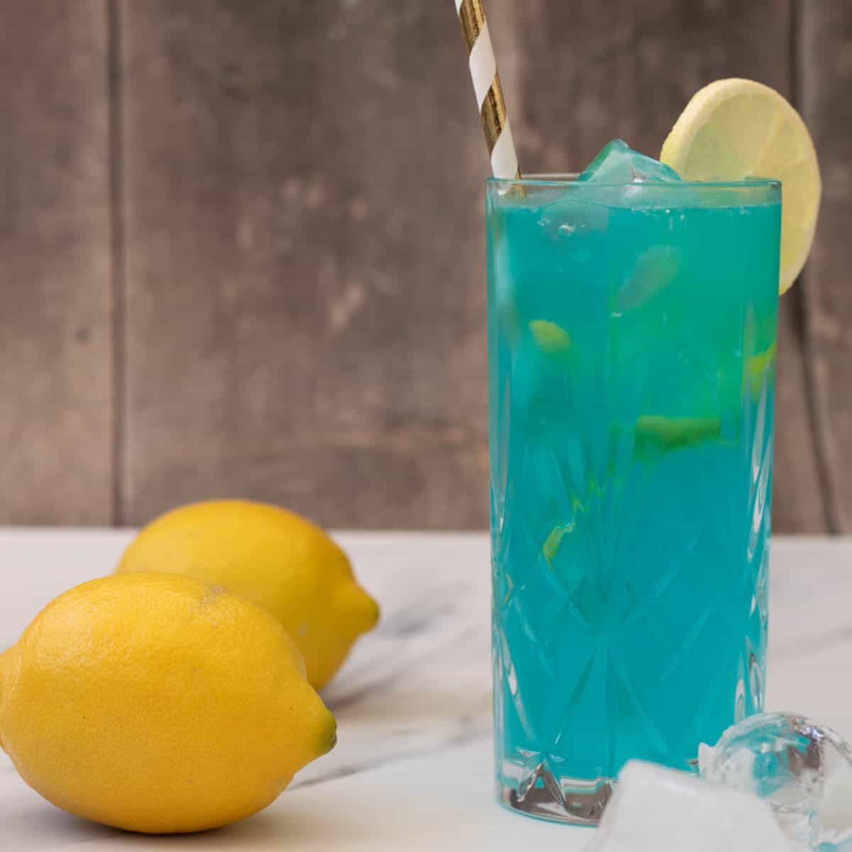 Blue Lagoon Mocktail - always use butter