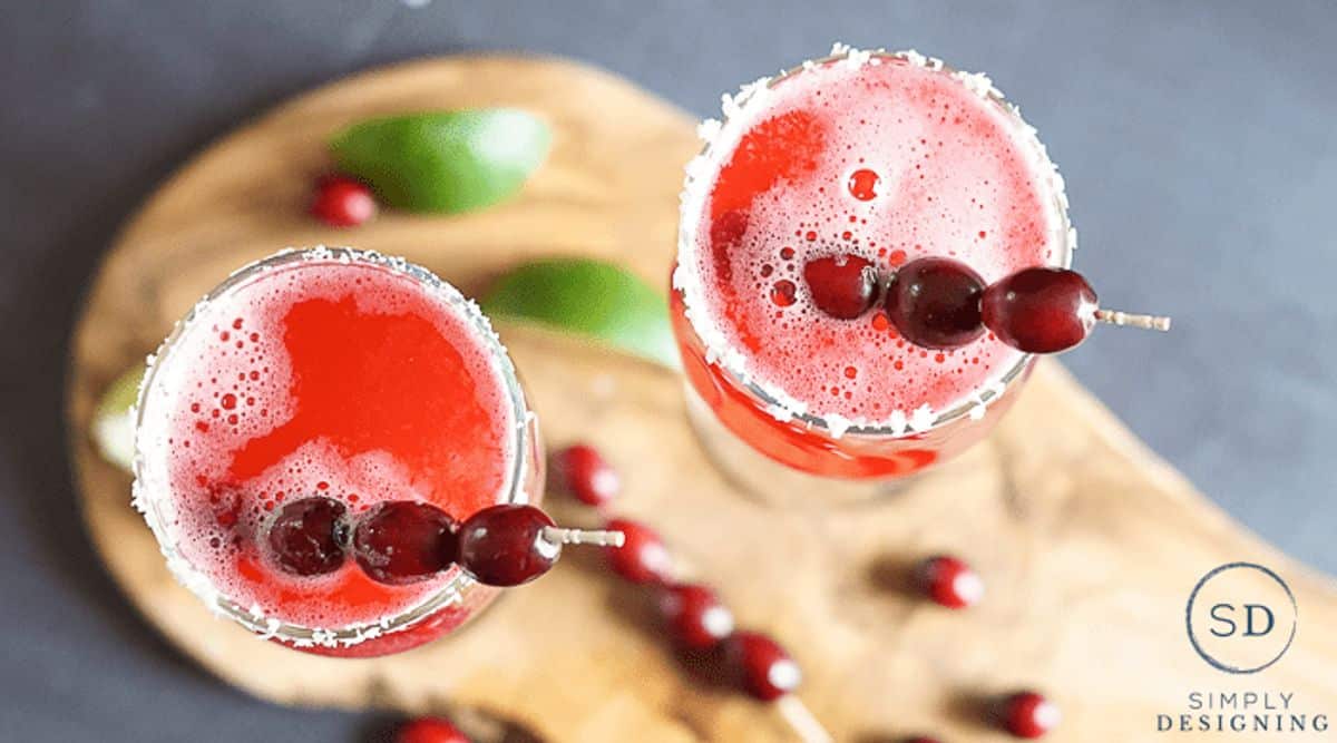 Cranberry Lime Mocktail Recipe | Simply Designing with Ashley