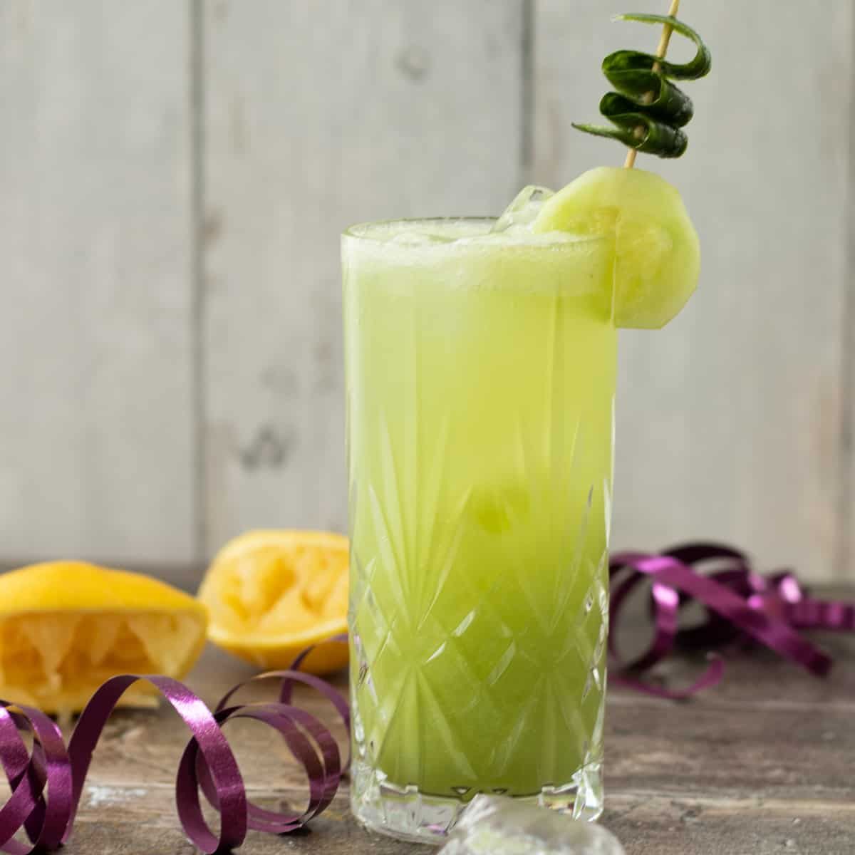 Cucumber Tom Collins Mocktail