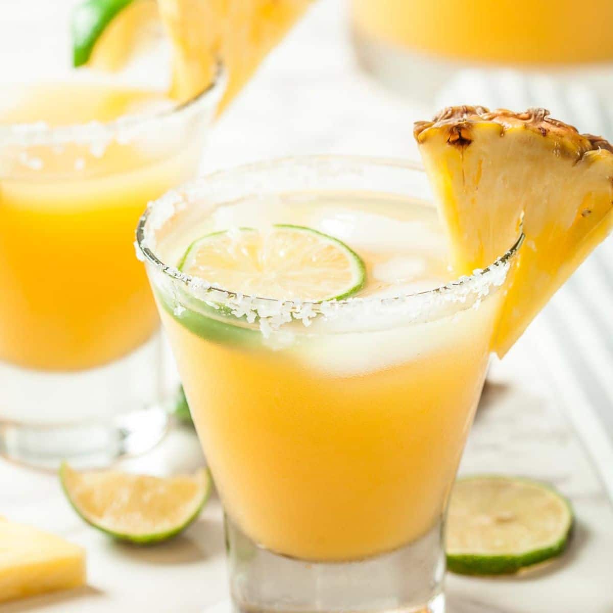 Big Batch Pineapple Margaritas Recipe