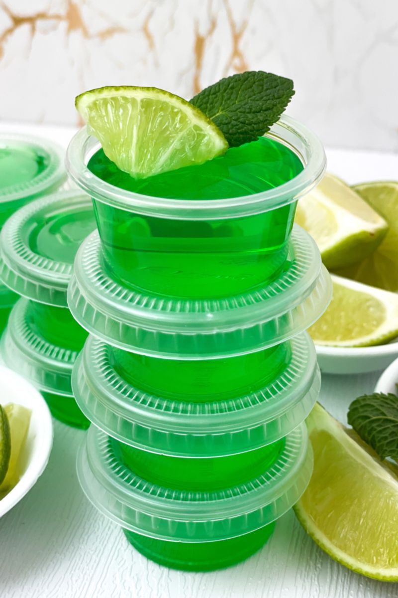 Mojito Jello Shots Recipe - ZEN AND HONEY