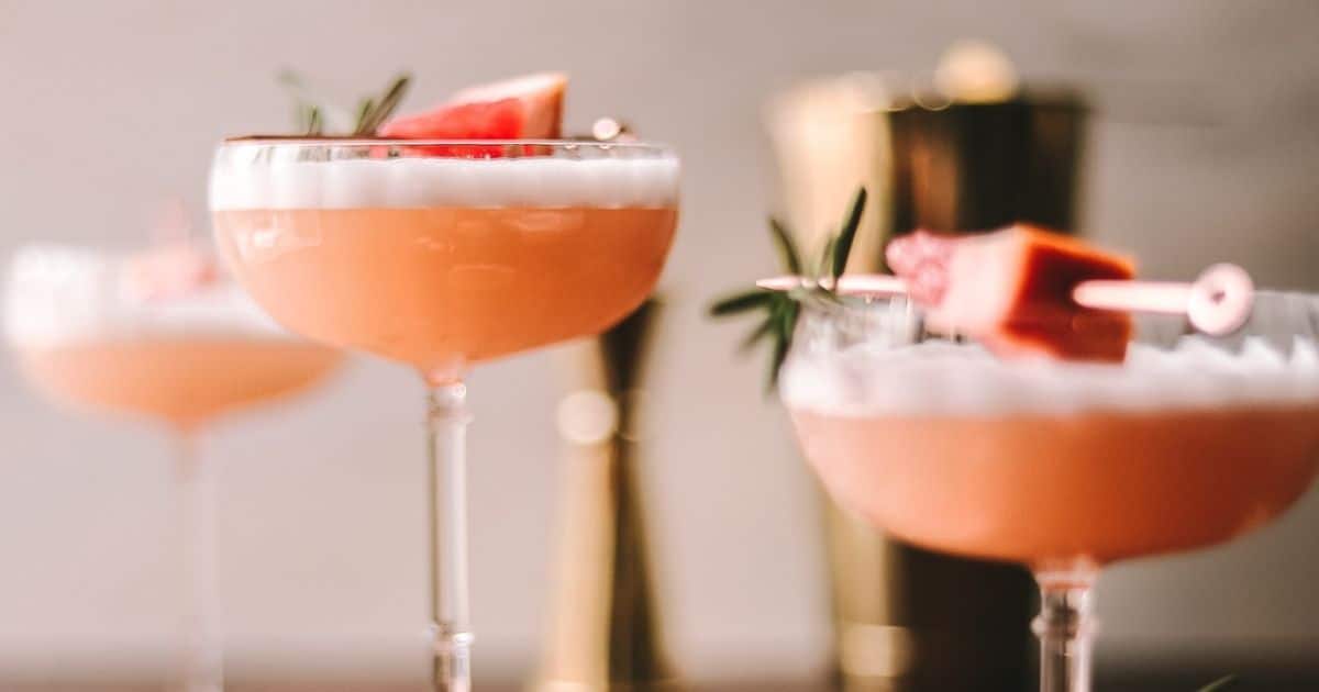 Grapefruit Rosemary Gin Sours