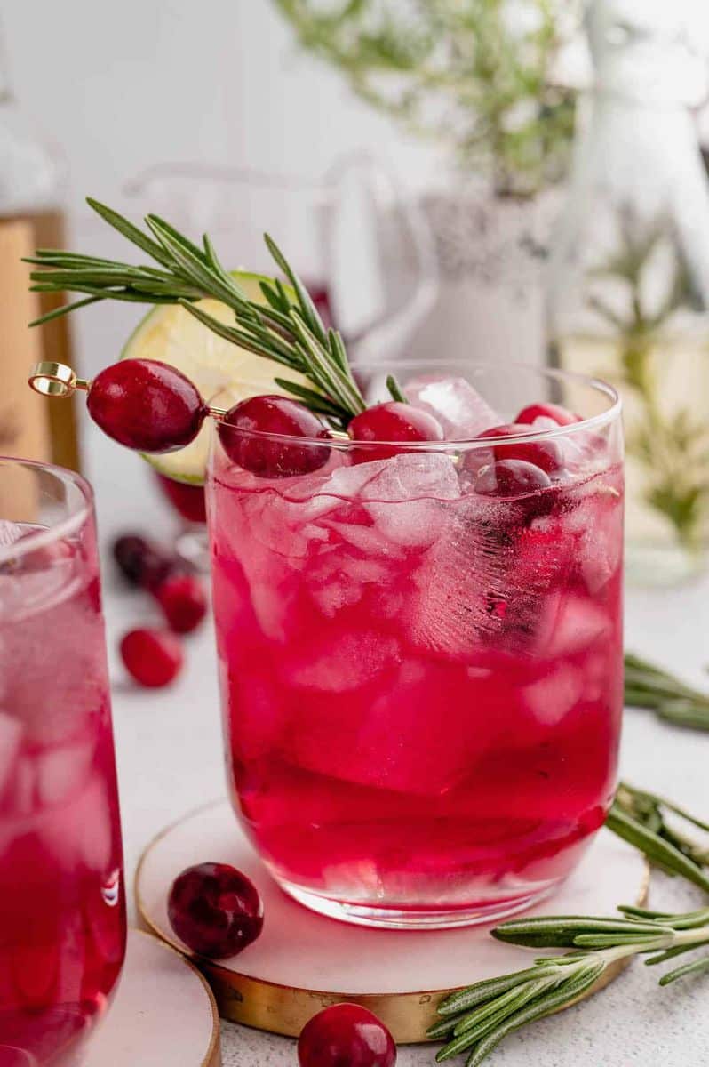 Cranberry Rosemary Cocktail