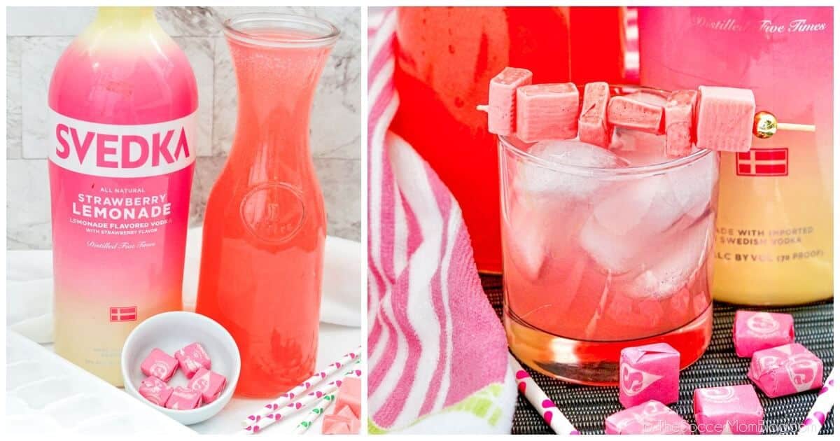 Pink Starburst Cocktail