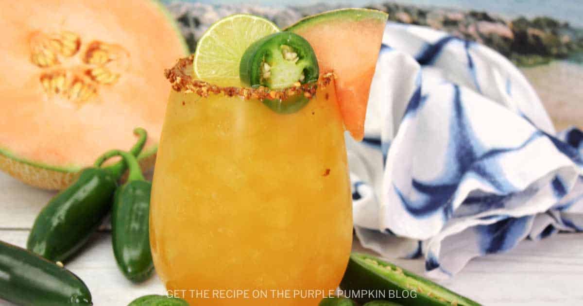 Jalapeño Cantaloupe Margaritas, a Fiery Twist of Refreshment