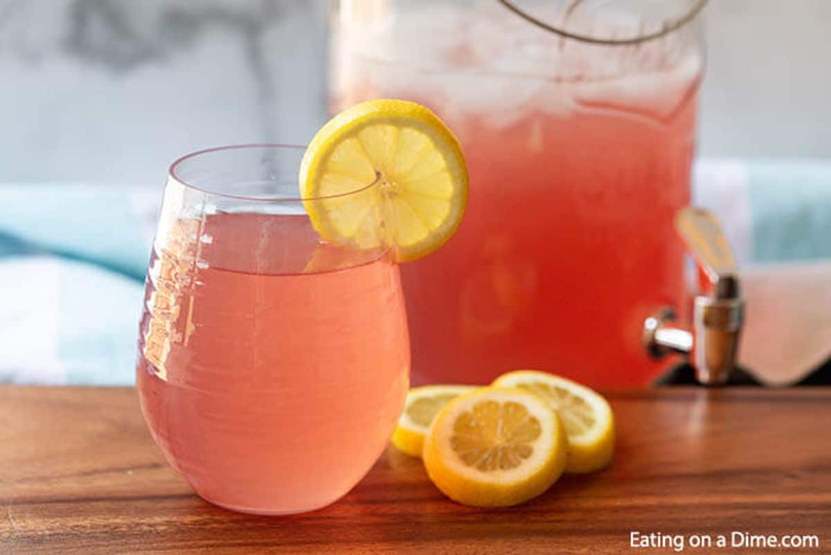 How to Make Pink Lemonade Recipe