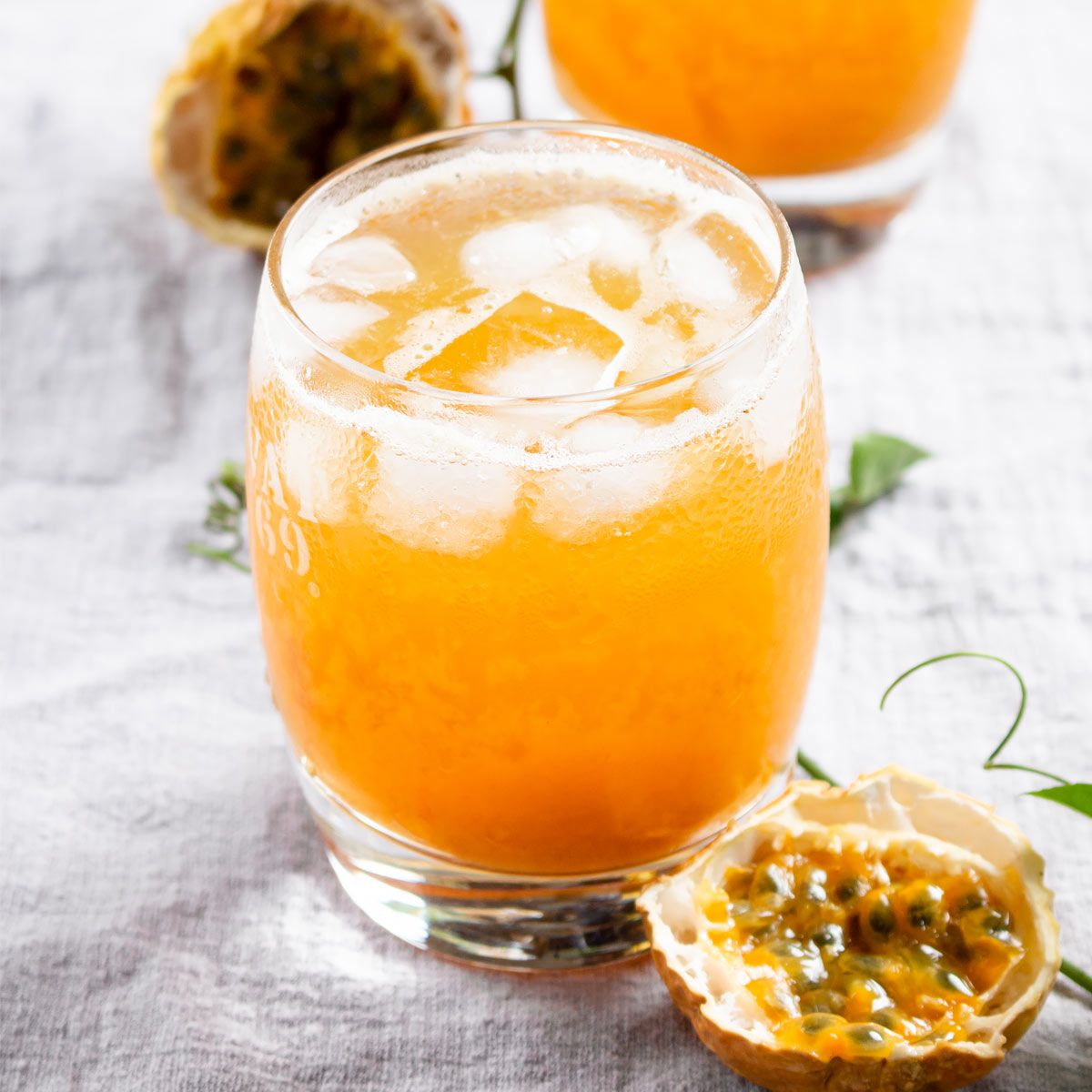 Iced Passion Fruit Green Tea Recipe | MasalaHerb.com