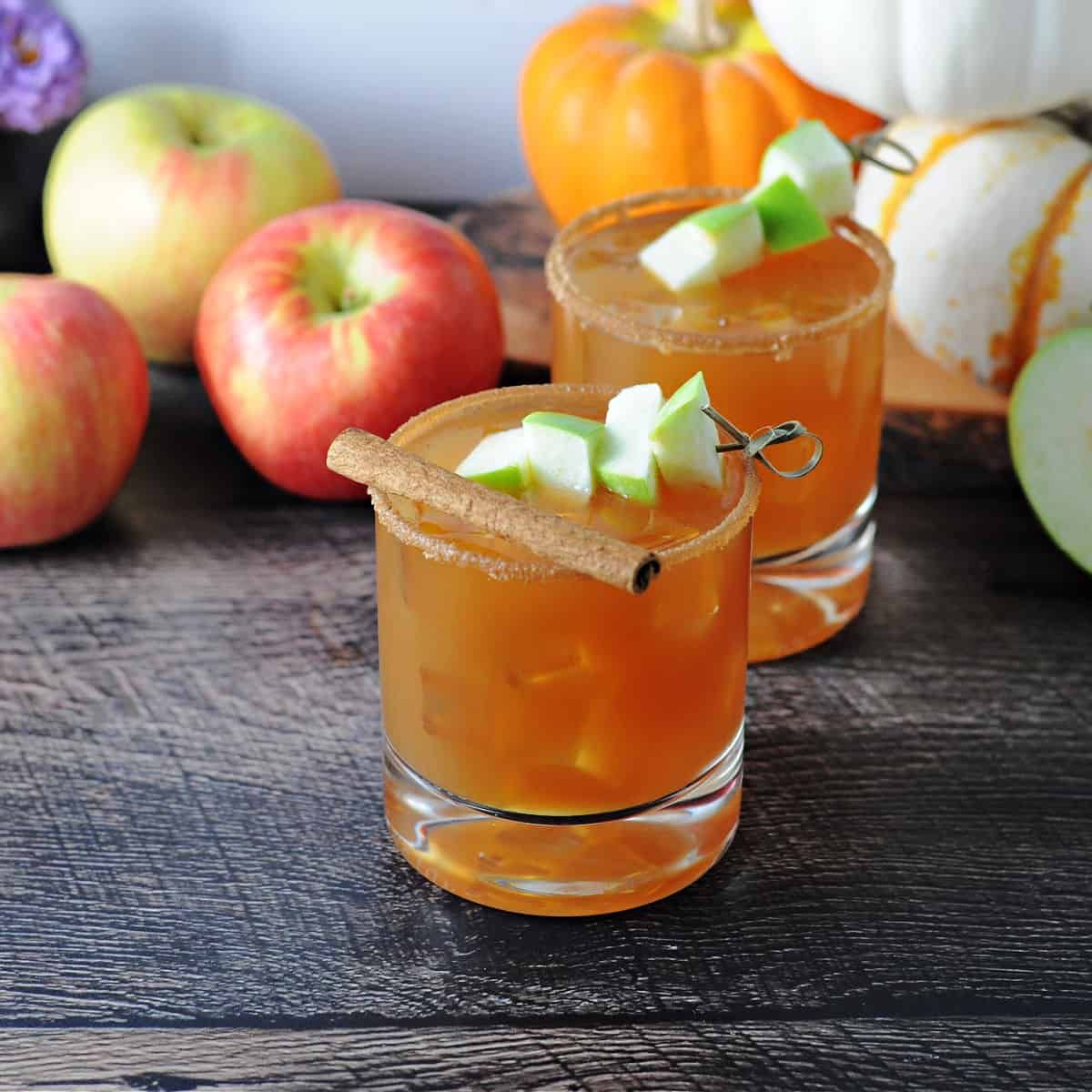 Caramel Apple Cider (Vodka Cocktail)