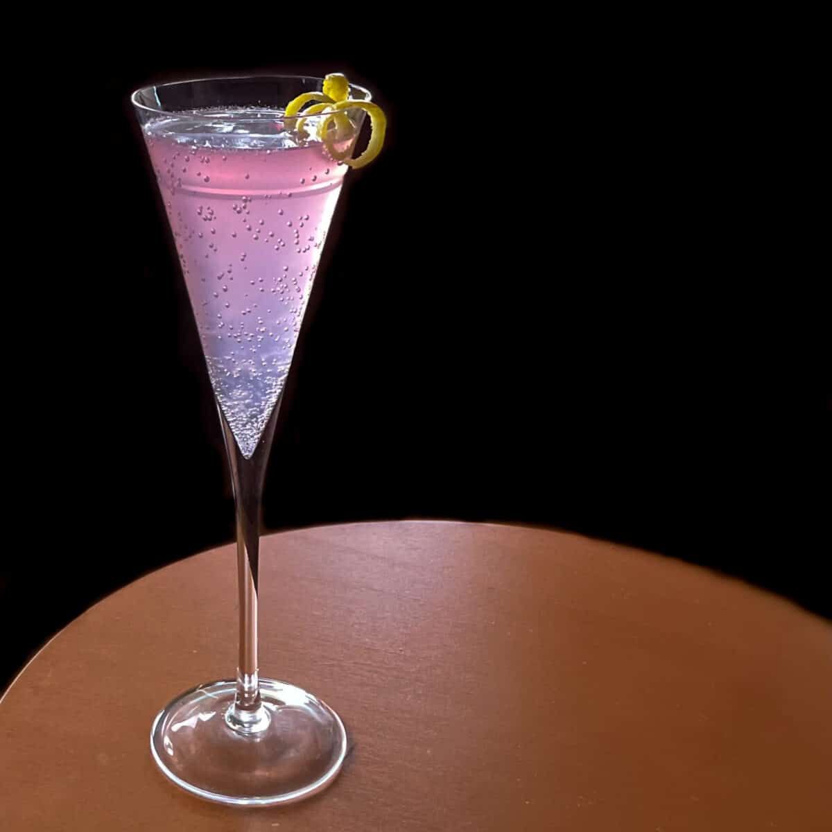 Rose Syrup French 75 : Ugly Duckling Bakery