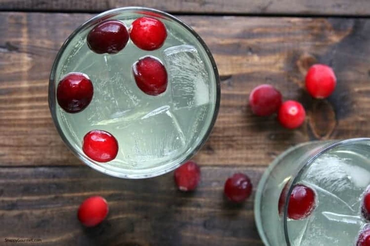 Cranberry Limoncello Spritzer Cocktail 