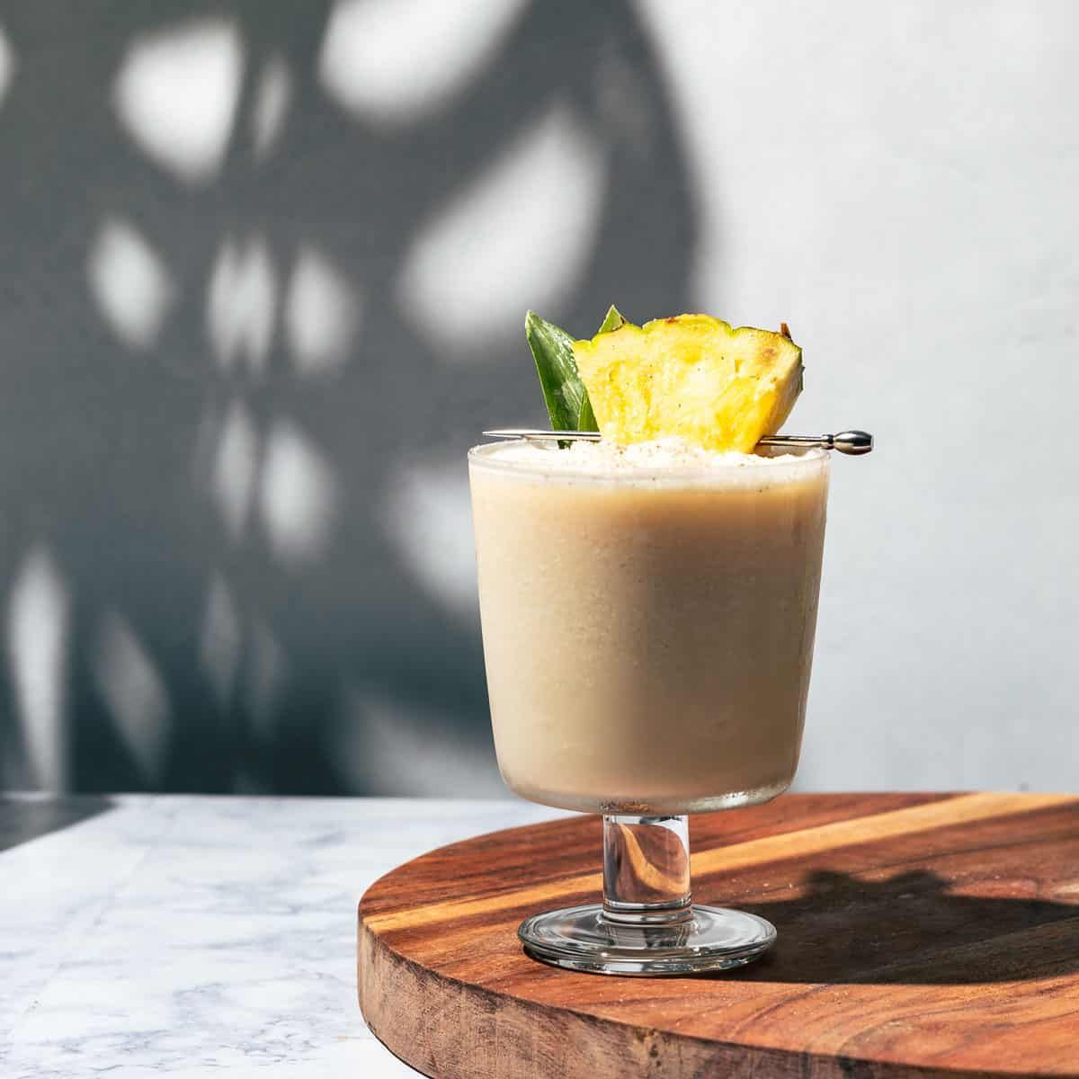 Virgin Pina Colada Mocktail (without Alcohol)
