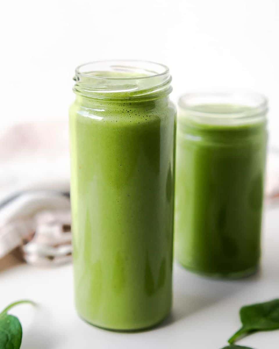 Peanut Butter Banana Spinach Smoothie Recipe – Fit Mama Real Food
