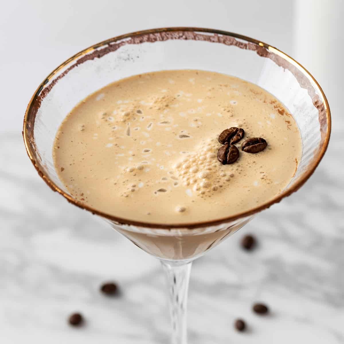Espresso Martini Mocktail - The Littlest Crumb