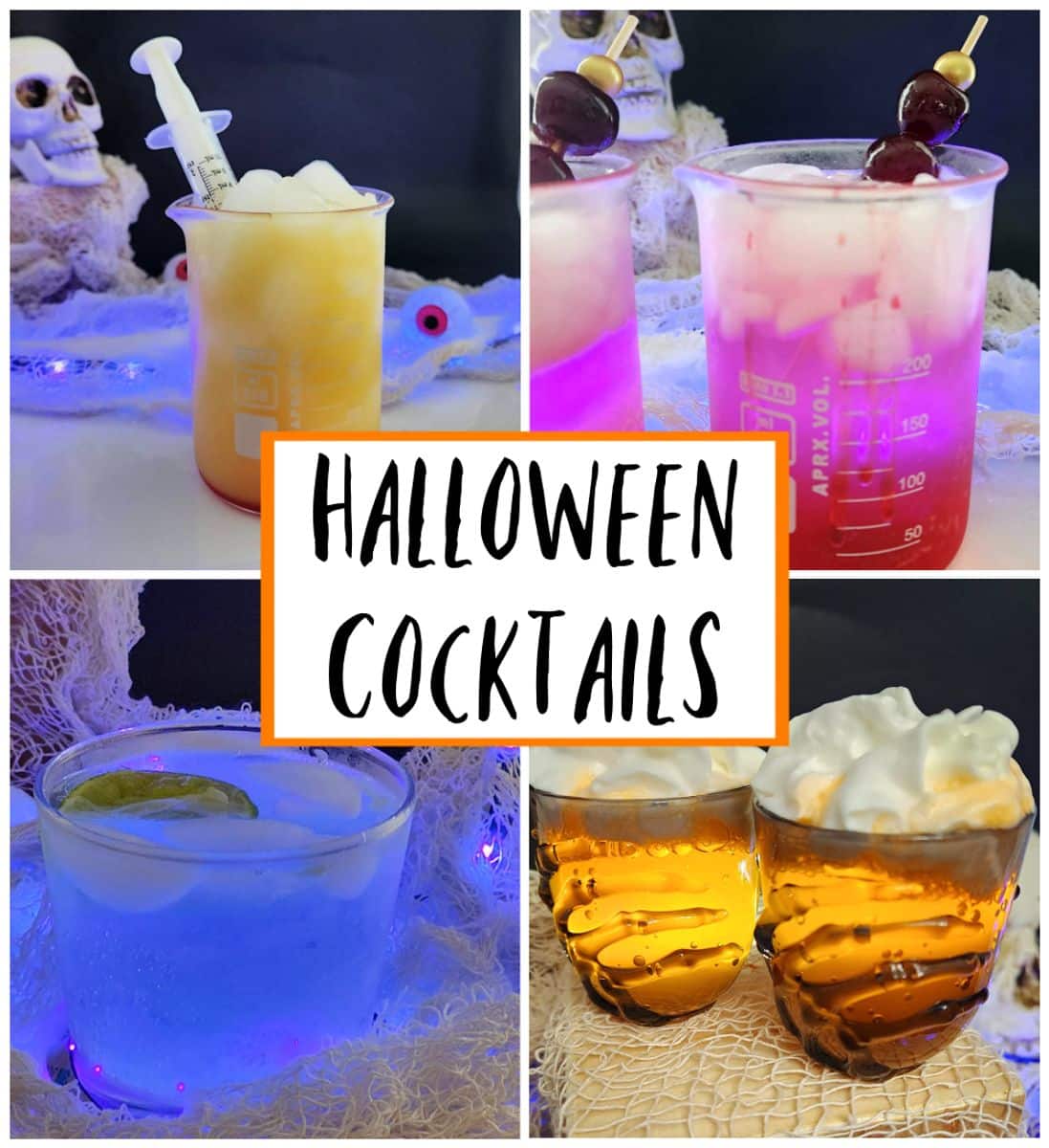 4 Simple Halloween Cocktails to Make at Home