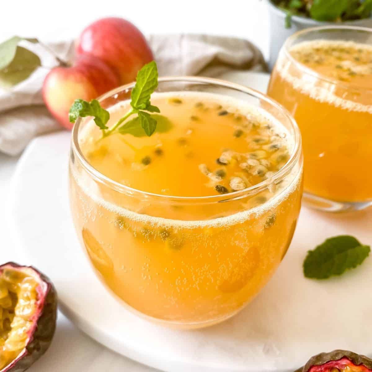 Passion Fruit Mocktail - Through The Fibro Fog