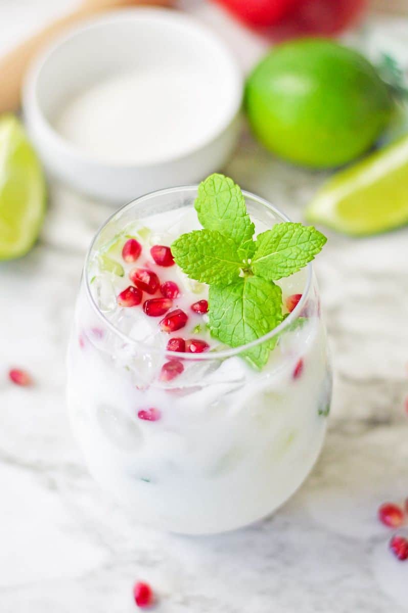 White Christmas Mojito - Nourish Plate