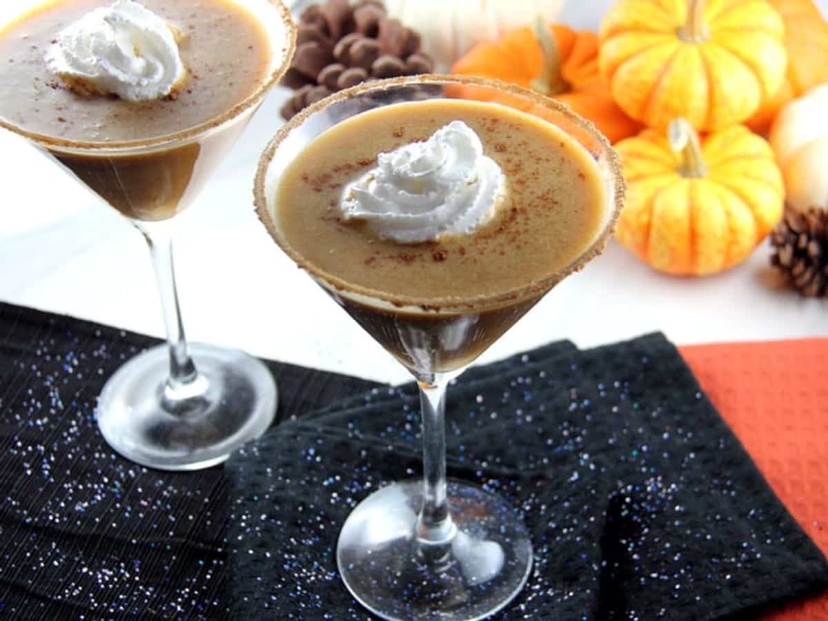 Paleo Pumpkin Spice Martinis