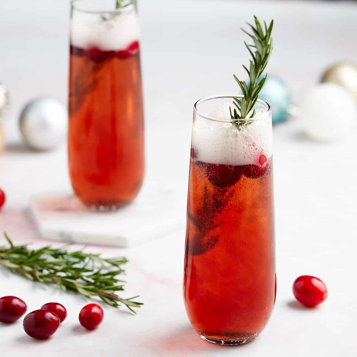 Holiday Manhattan Spritz