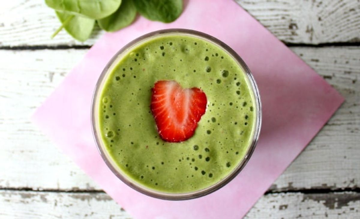 Strawberry Spinach Smoothie Recipe