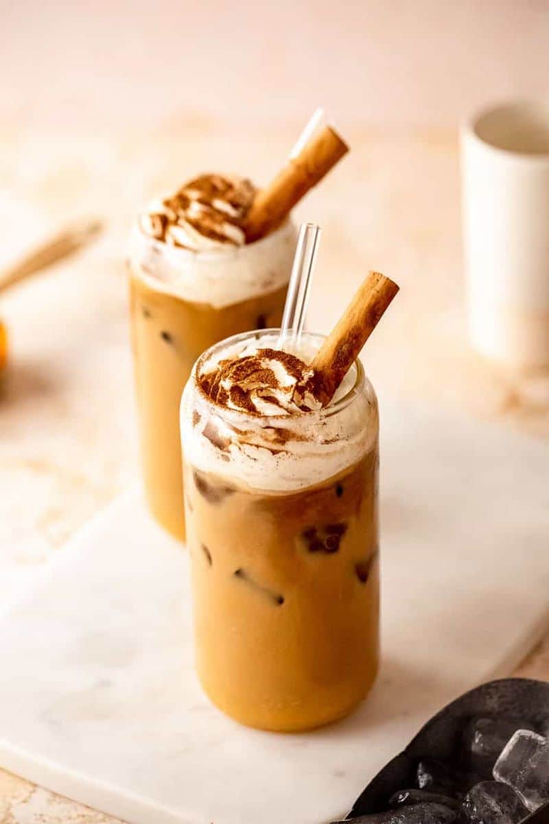 Iced Pumpkin Spice Chai Latte